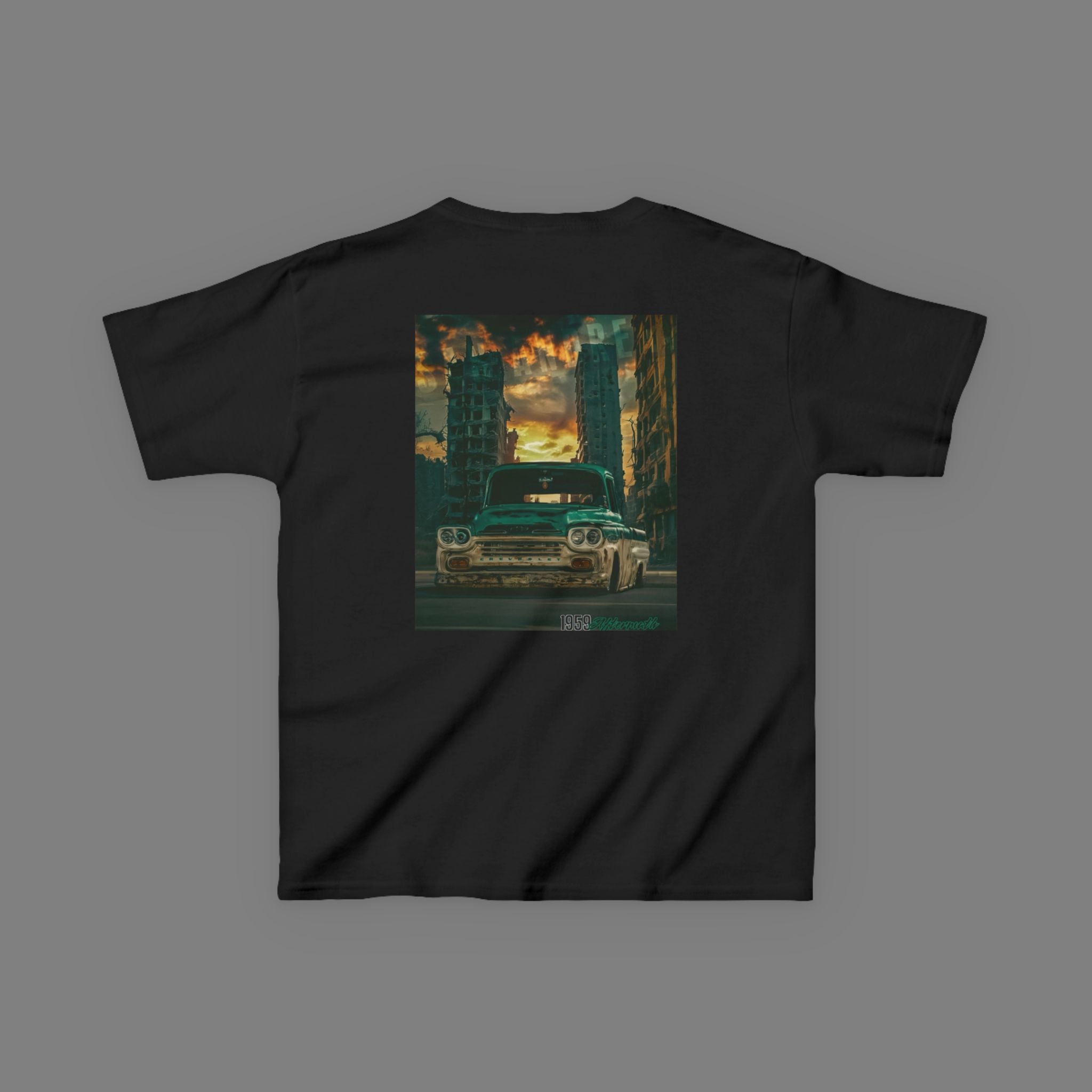 Kids patina kings heavy cotton tee