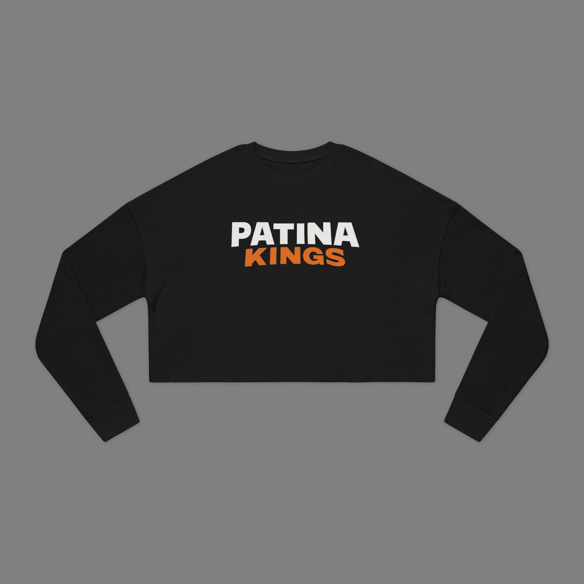 Patina Kings womans cropped sweat shirt